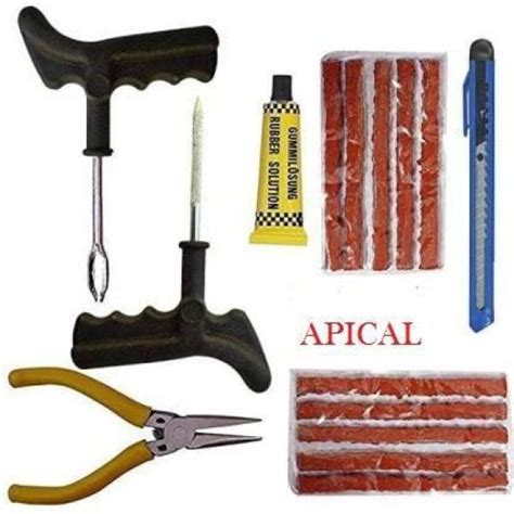 APICAL complete puncture repair kit Tubeless Tyre Puncture Repair Kit ...