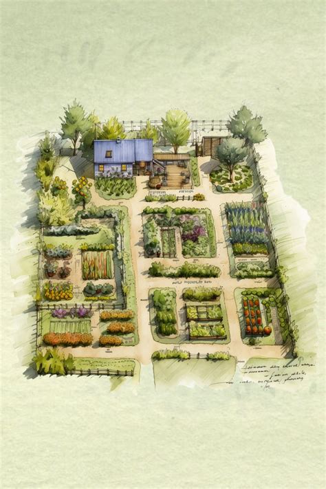Large Vegetable Garden Planning: Sample Layouts and Tips for Success ...