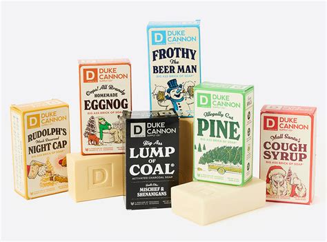 Duke Cannon Holiday Soaps - Illegally Cut Pine, Lump of Coal, and More ...