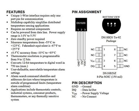 CentIoT - DS18B20 Temperature Sensor (1M 3PIN 2.54mm)– Bucketlist Trading