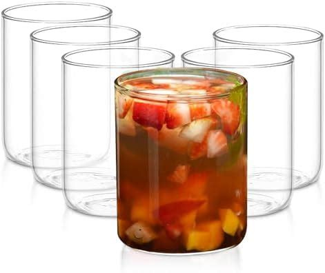 Buy AGARO Elite 300 ml Glasses Set of 6, Transparent Drinking Water ...