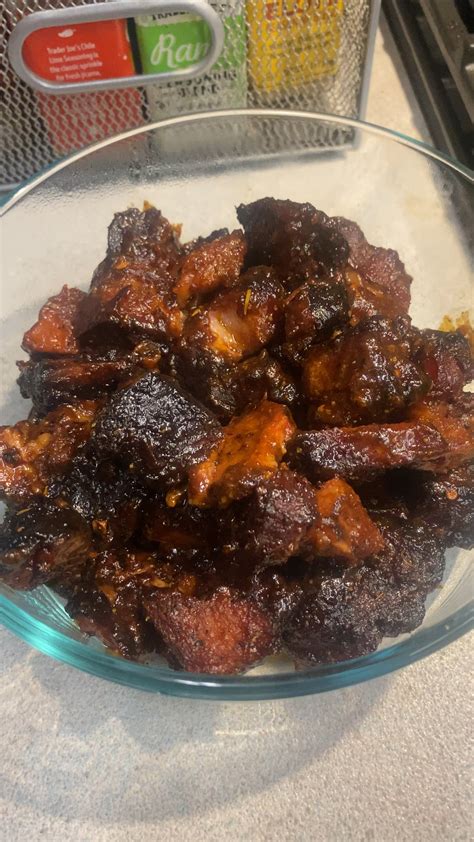 Pork shoulder burnt ends. Perfection! : r/Smokingmeat