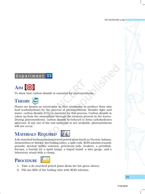 Image result for NCERT Science Experiments