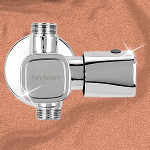 Hindware F740006CP Dove 2 Way Angle Valve, Stop Cock, Brass with Chrome ...