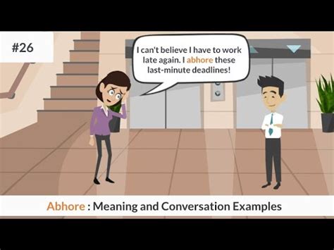 'Abhor' Meaning and sentence examples || English Vocabulary || English ...