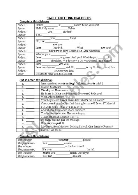 ESL Introduction Dialogues 的图像结果