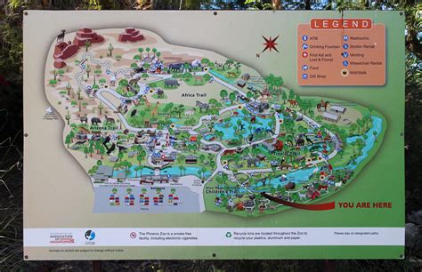 Arizona Phoenix Zoo Map