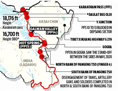 Arrange the following regions of India in the correct order from north ...