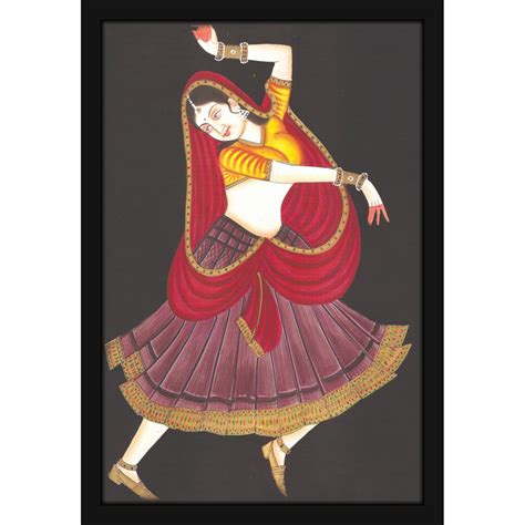 Mad Masters Indian Dancing Girl Beautiful Cute Woman Lady Painting ...