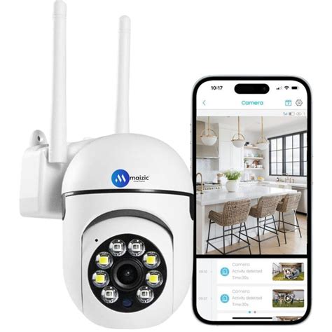 5MP FHD Smart Home Camera | 360° PTZ, Night Vision & AI Detection