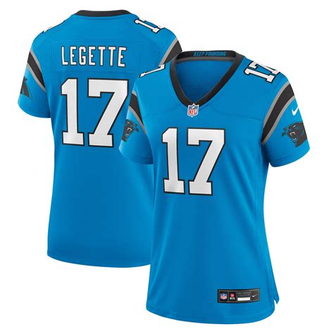 Women's Carolina Panthers Xavier Legette Nike Blue Alternate Game ...