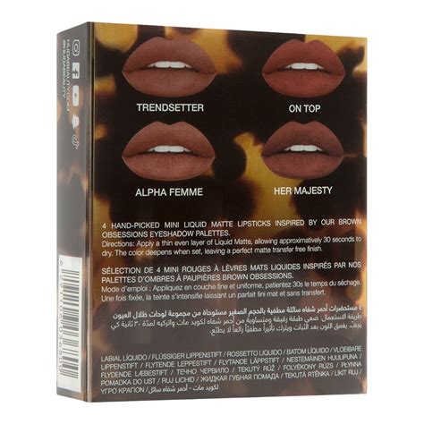 Brown Liquid Matte Minis Lipstick Set