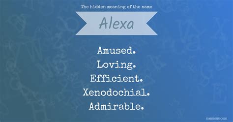 The hidden meaning of the name Alexa | Namious