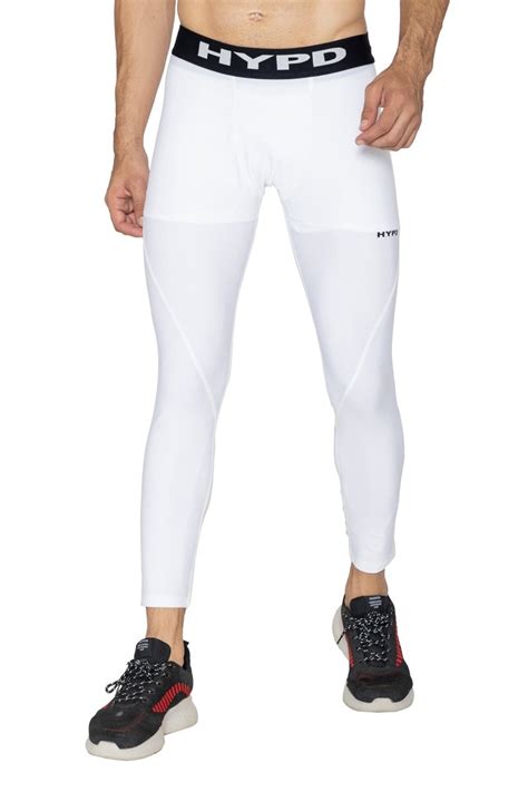 White Stealth Compression Lower - HYPD Sports