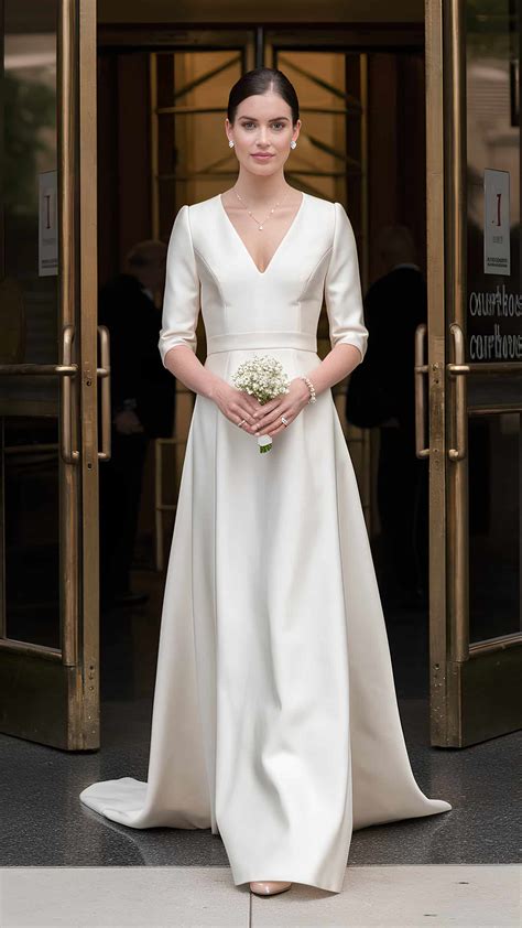 18 Wedding Dresses for Courthouse Weddings: Elegant Choices