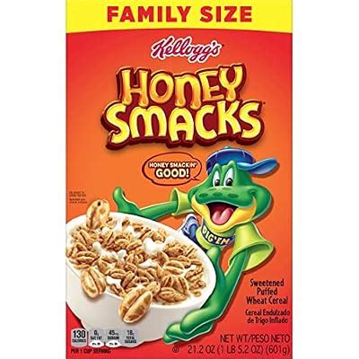 Kellogg's Honey Smacks Cold Breakfast Cereal, Made with Whole India | Ubuy