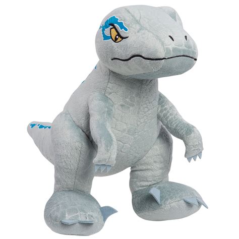 Jurassic World Large 11.5-inch Blue Plush Stuffed Animal, Dinosaur ...