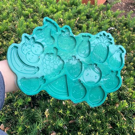 Buy PREORDER Fruit Pallet Silicone Molds - Resin Casting Green ...