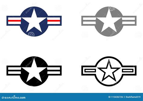Military Stars and Bars - Show Bird and Tactical Gray on White ...