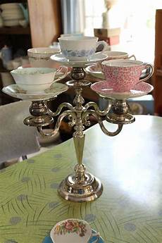 Tea Centerpieces by Tea Decor Teacups On Candelabra Southern Vintage Tea Centerpieces