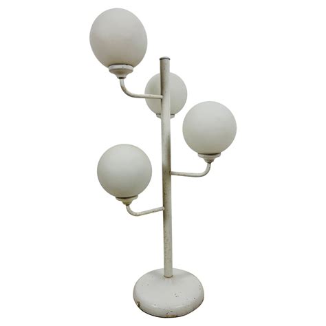 Midcentury White 4-Arm Space Age Floor Lamp by Kaiser, Germany, 1960s ...