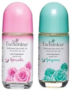 Enchanteur Gorgeous Roll-On Deodorant, 48 hr odour protection, Anti ...