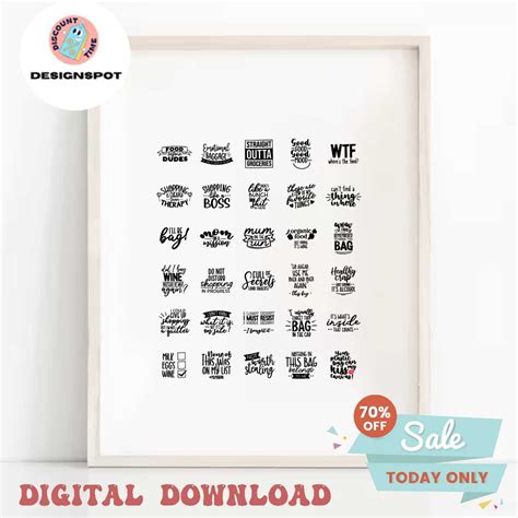 BUY 4 GET 50 OFF 30 Diy Tote Bag svg Bundle dxf eps png pdf | Inspire ...