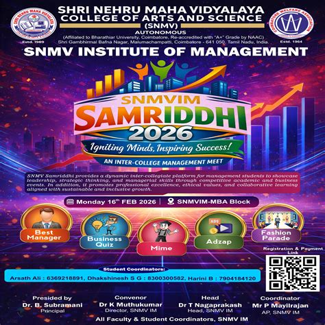 SAMRIDDHI 2026 - Shri Nehru Maha Vidyalaya