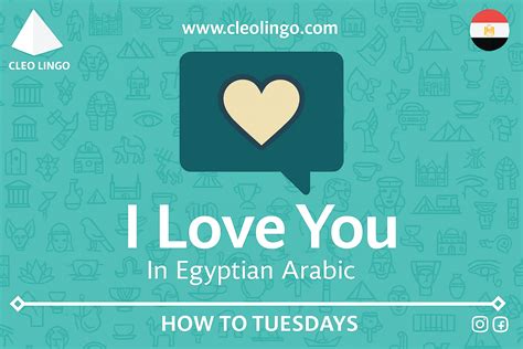How To Say "I Love You" In Egyptian Arabic - Cleo Lingo