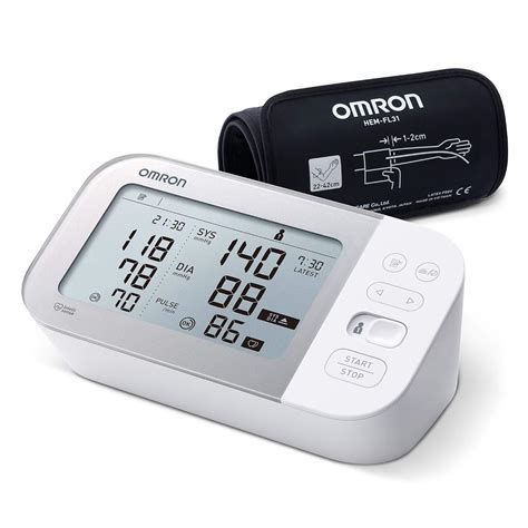 Omron HEM 7361T Bluetooth Digital Blood Pressure Monitor with AFib ...
