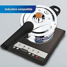 Buy ULTRA Duracook Handi 3Liters Stainless Steel Pressure Cooker,AISI ...