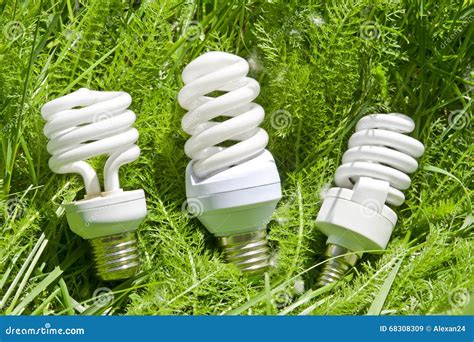 Energy Efficient Light Bulbs Stock Image - Image of contemplation ...