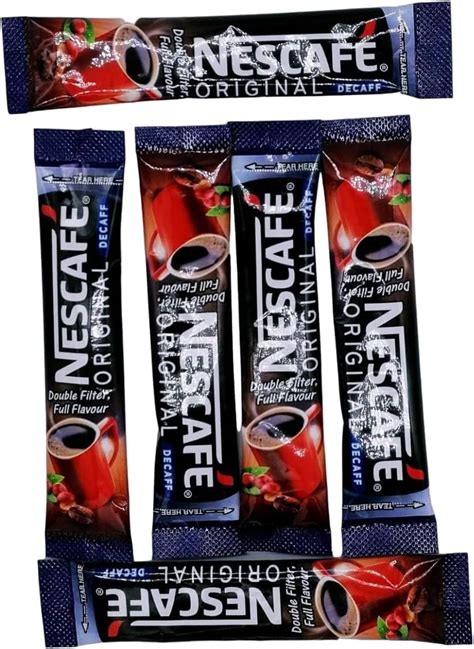 NESCAFÉ 50 x 2g NESCAFE Original DECAFF Instant Coffee India | Ubuy
