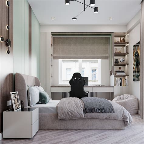 MODERN TEEN BEDROOM :: Behance