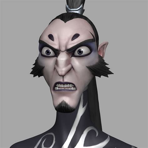 ArtStation - Zbrush Sculpting-Shen Gongbao's expressions and ...