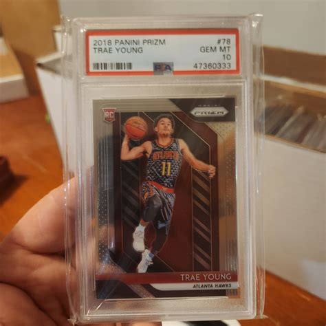 2018-19 Panini Prizm TRAE YOUNG Rookie Card RC #78 HAWKS PSA 10 GEM ...