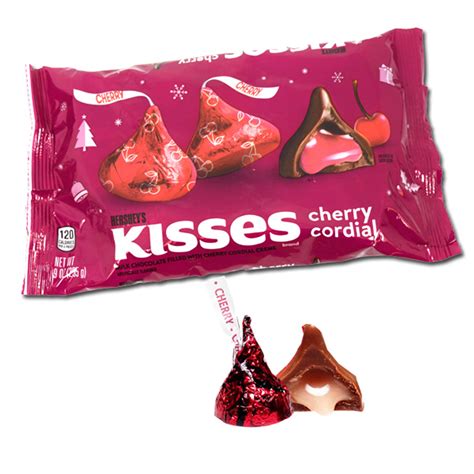 Hershey's Kisses Cherry Cordial 9oz Bag - candyheavenshop.com