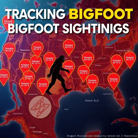 Tracking Bigfoot Sightings: Interactive Map Revealed : MysteryLores