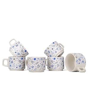 Buy Claywood Castle Tea and Coffee Cup Set Chai Mug Daily Use Plain ...