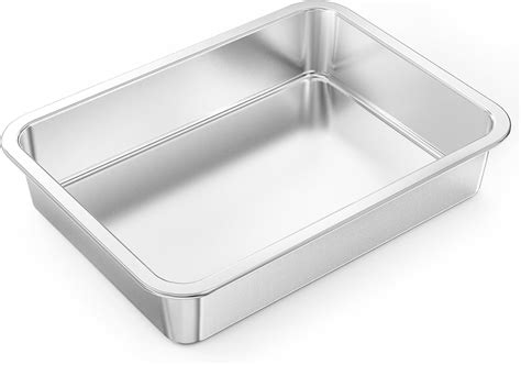 Onlyfire Stainless Steel Baking Pan Barbeque Grilling Pan for Baking ...