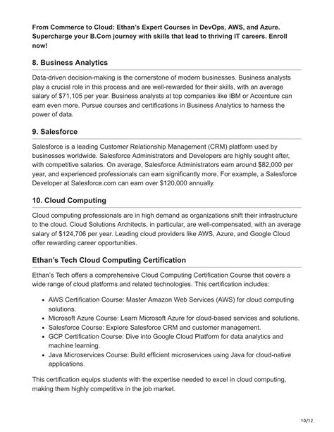 PPT - Top 10 High-Paying Career Options for BCom Graduates PowerPoint Presentation - ID:12725488