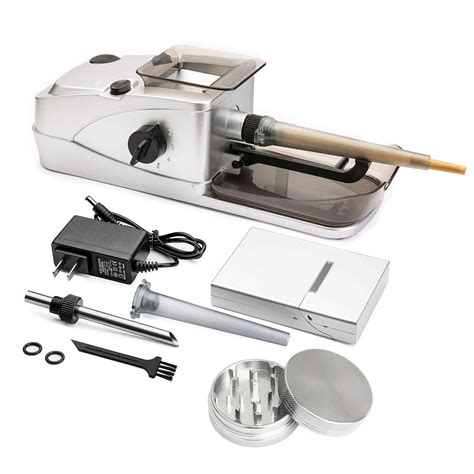 Amazon.com: Electric Cone Rolling Machine Set with Manual Herb Grinder ...