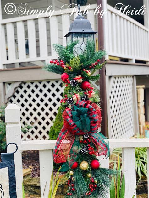 Outdoor Christmas Lamp Post Covers 20+Cheap, Unique Christmas Indoor ...