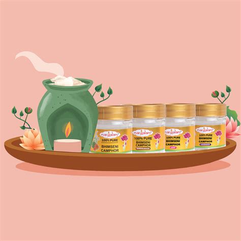 Buy Bhimseni Camphor / Bhimseni kapoor online in India – House of Mangalam