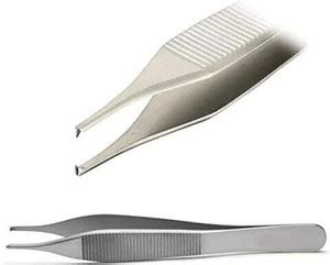 HEALTH CURE Adson Dissecting Tissue Toothed Forceps 6 Inch Matte Finish ...