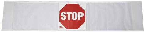 Buy Door Guard Safety Banner, 50" Width - Combination Stop Sign & Do ...