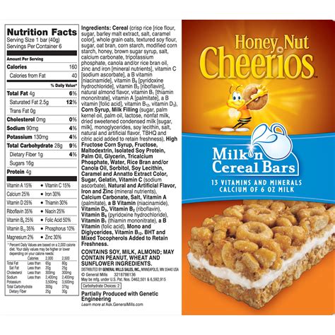 Nutrition Facts For Cheerios With Milk | Besto Blog