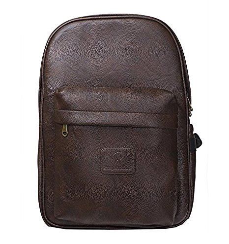 Buy pranjals house PU Leather 28 Ltrs Black Laptop Backpack at Amazon.in