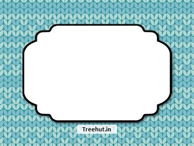 Knitted Free Printable Labels, 3x4 inch Name Tag