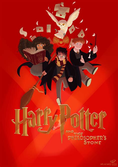 Harry Potter n the Philosophers Stone COVER ART by splazartj on DeviantArt